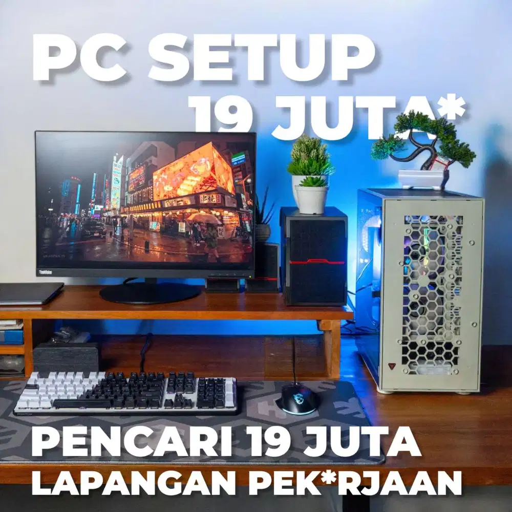 Full PC (Ryzen 7 8700F, RTX 3060 Ti, DDR5 32GB) Monitor Keyboard Mouse