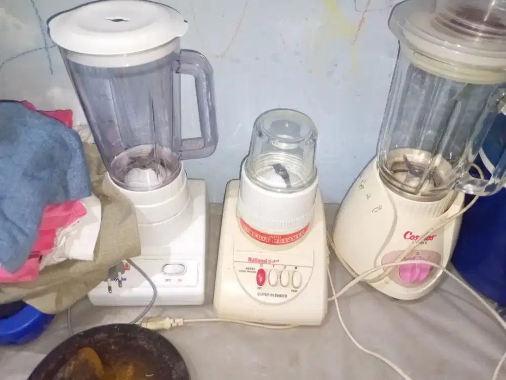 Blender Miyako,dan Blender cosmos,dan satu lagi