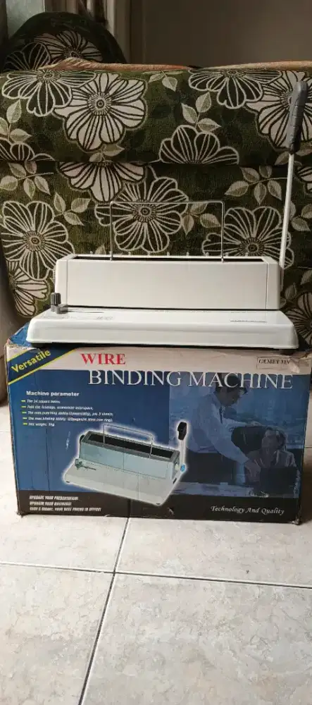 Wire Binding Machine GEMET 31WA – Siap Pakai, TURUN HARGA