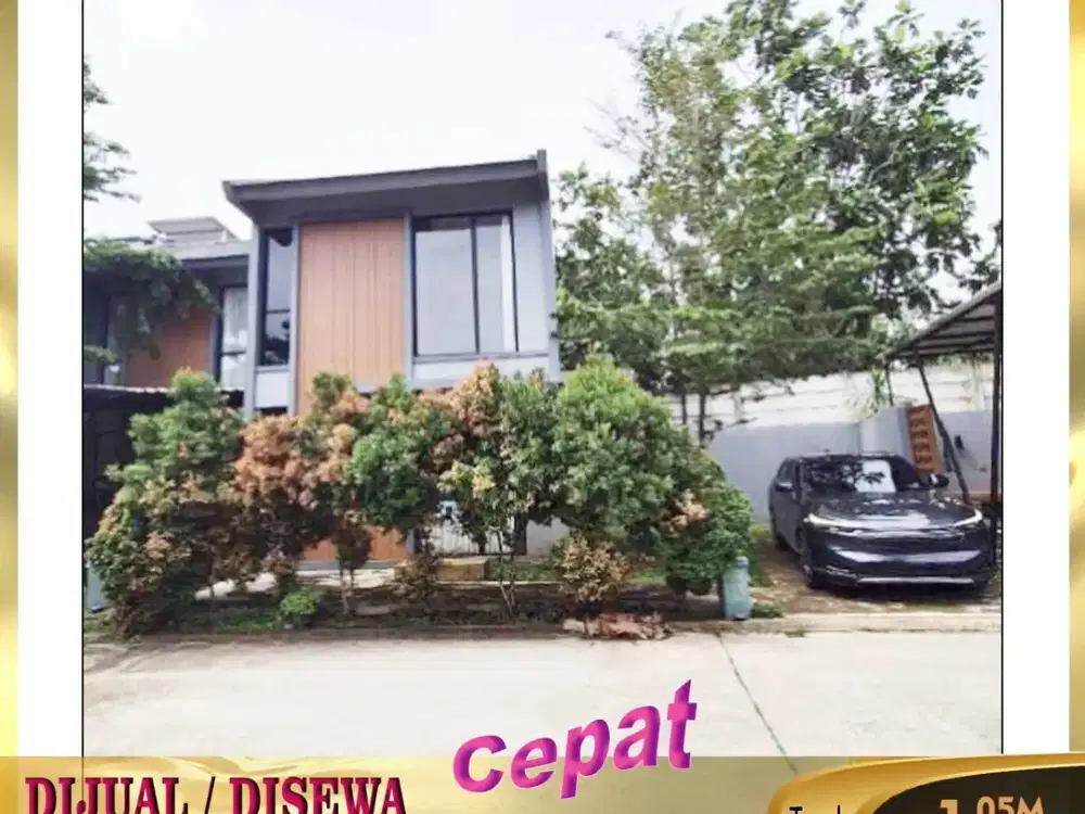 ‎DIJUAL / DISEWAKAN RUMAH Ngantong 2 Lantai di Perumahan Cendana View Lippo Village Karawaci - Tangerang