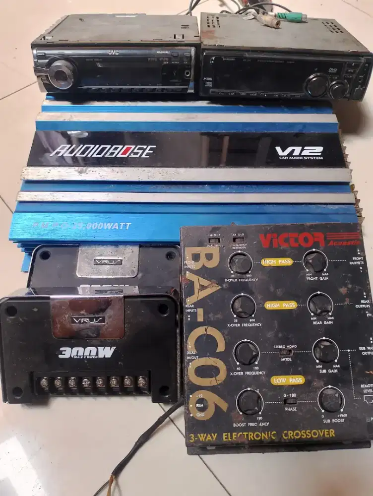 Power , crossover aktif/pasif , tape