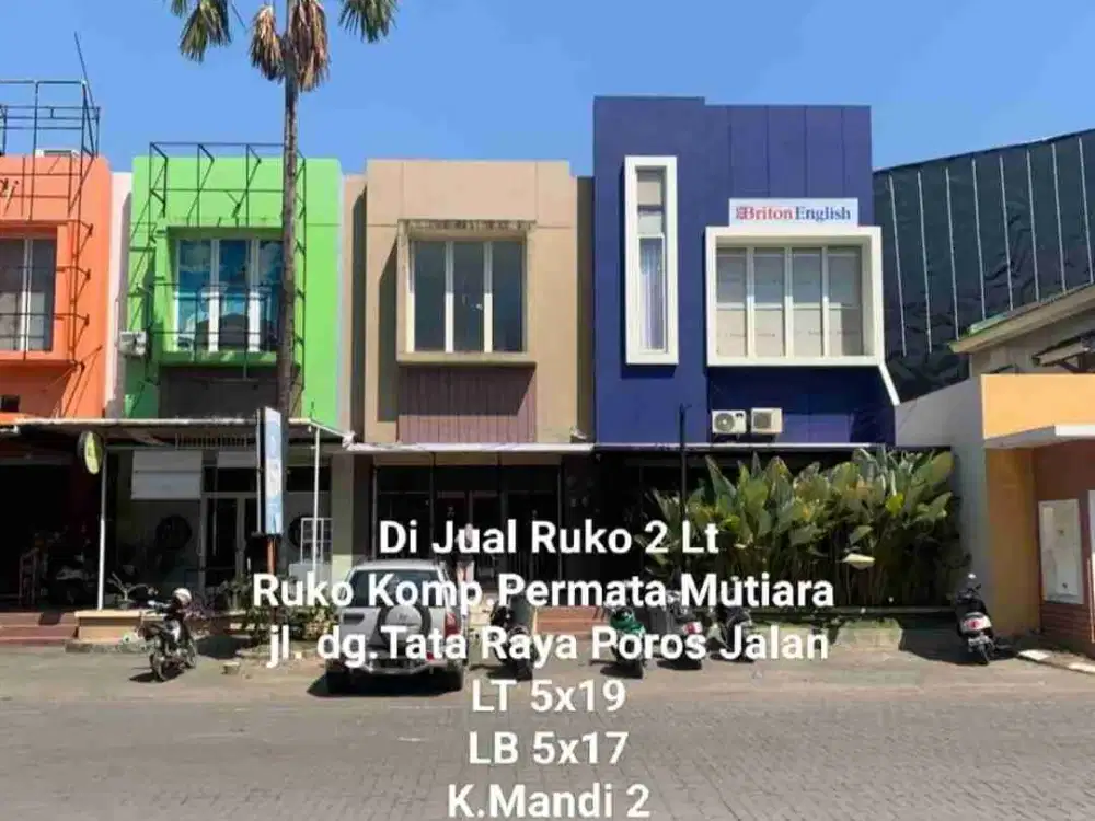 Dijual Ruko 2 lt di Komp. Permata Mutiara Makassar