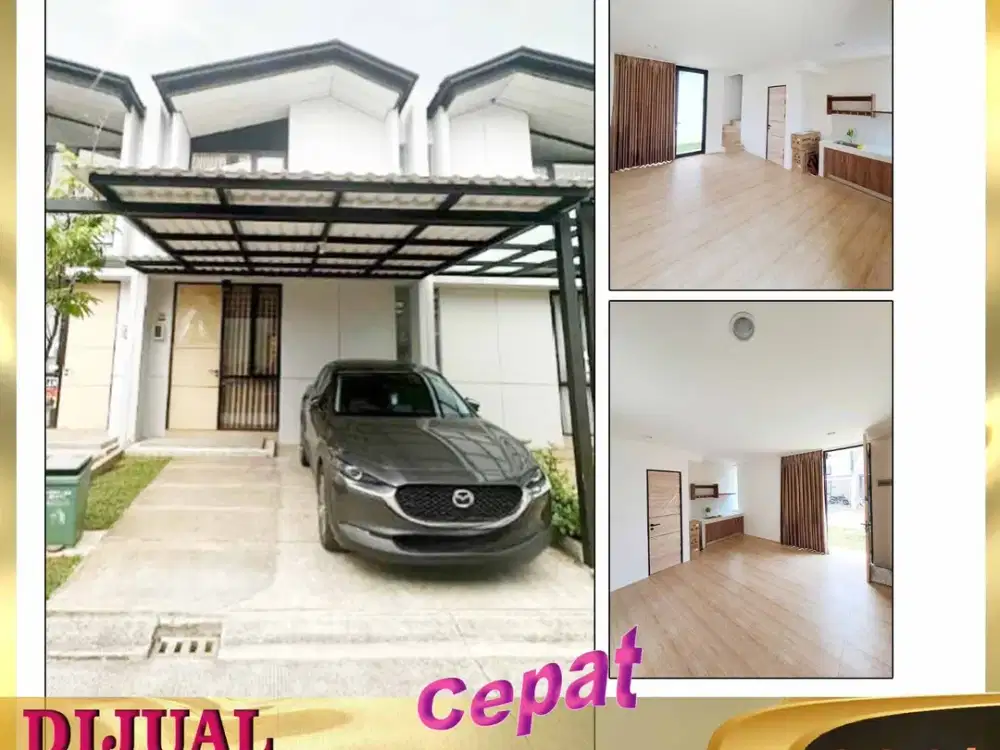 DIJUAL RUMAH 2 Lantai di Cendana Cove, Lippo Village Karawaci Tangerang - Banten