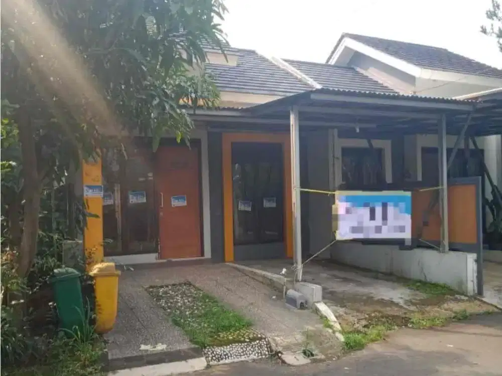 dijual rumah murah harga dibawah pasaran di perumahan kebun raya residence cluster green park, kel. kota batu, kec. ciomas, kab. bogor