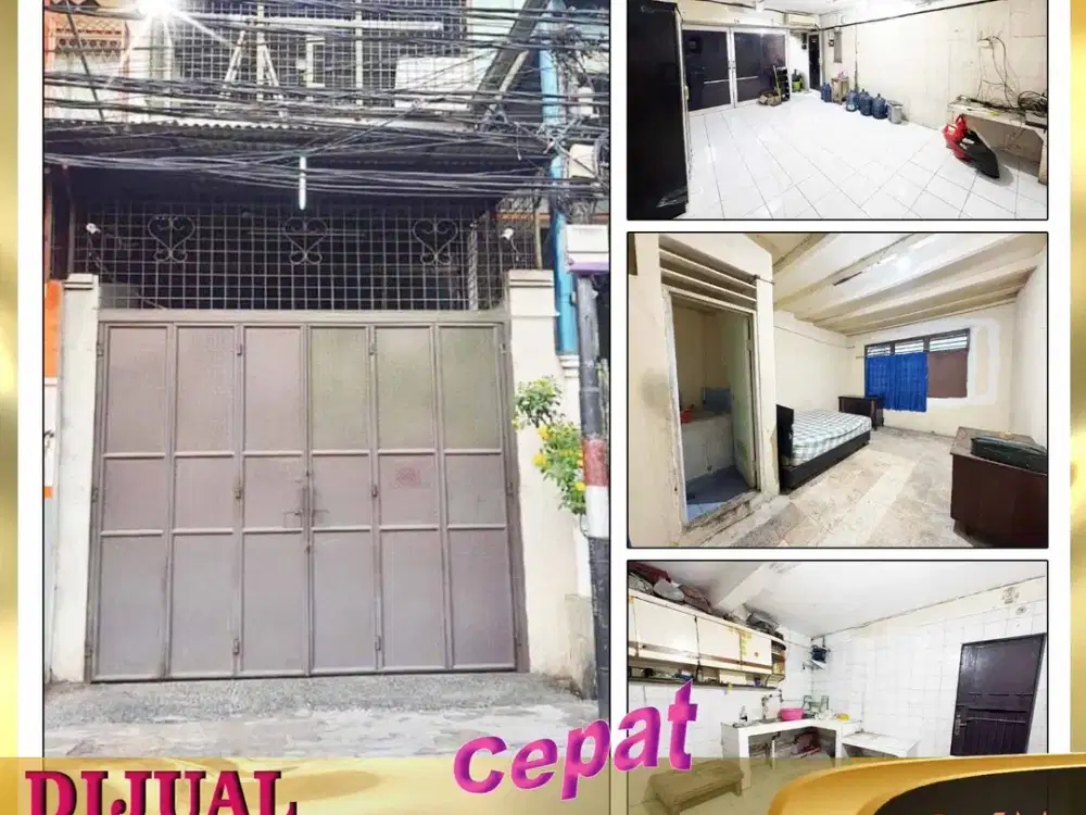 DIJUAL RUKO 3 Lantai di Pejagalan  Penjaringan - Jakarta Utara