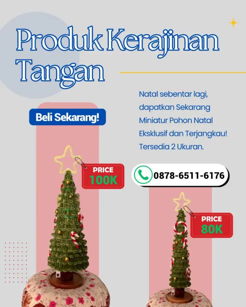 Miniatur Pohon Natal