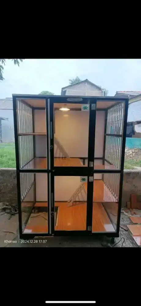 Kandang kucing Alumunium