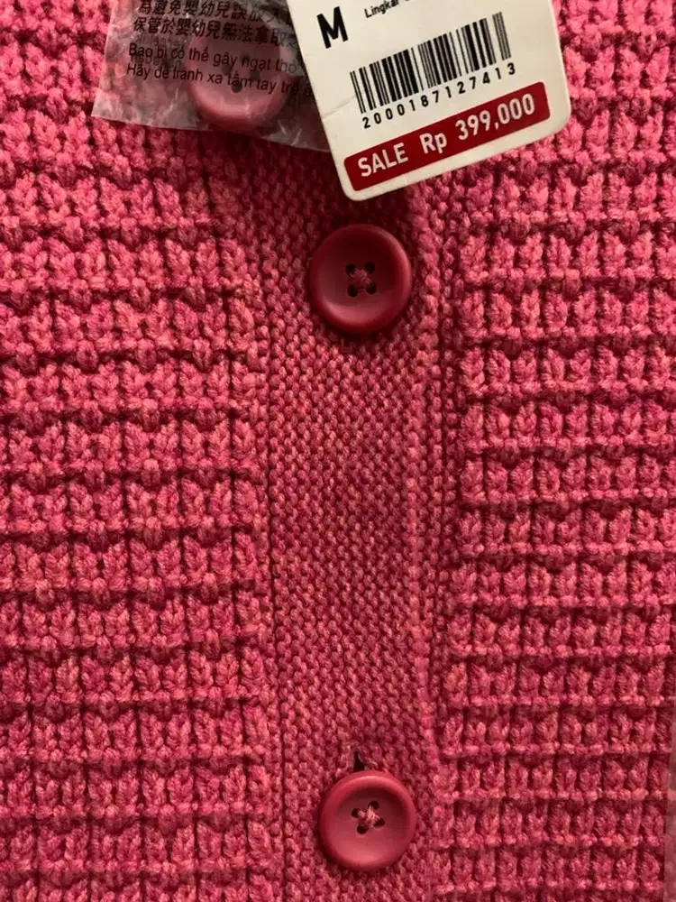 Jaket Rajut Wanita original Uniqlo