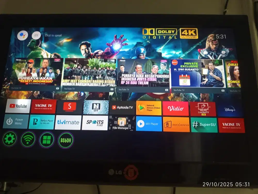 Jual led tv LG 32 inch