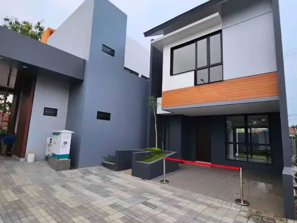 Dijual Rumah 2 Lantai Bojong Sari Cluster Pinggir Jalan Akses Lebar Strategis