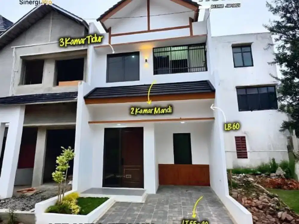 Rumah mewah desain scandinavian