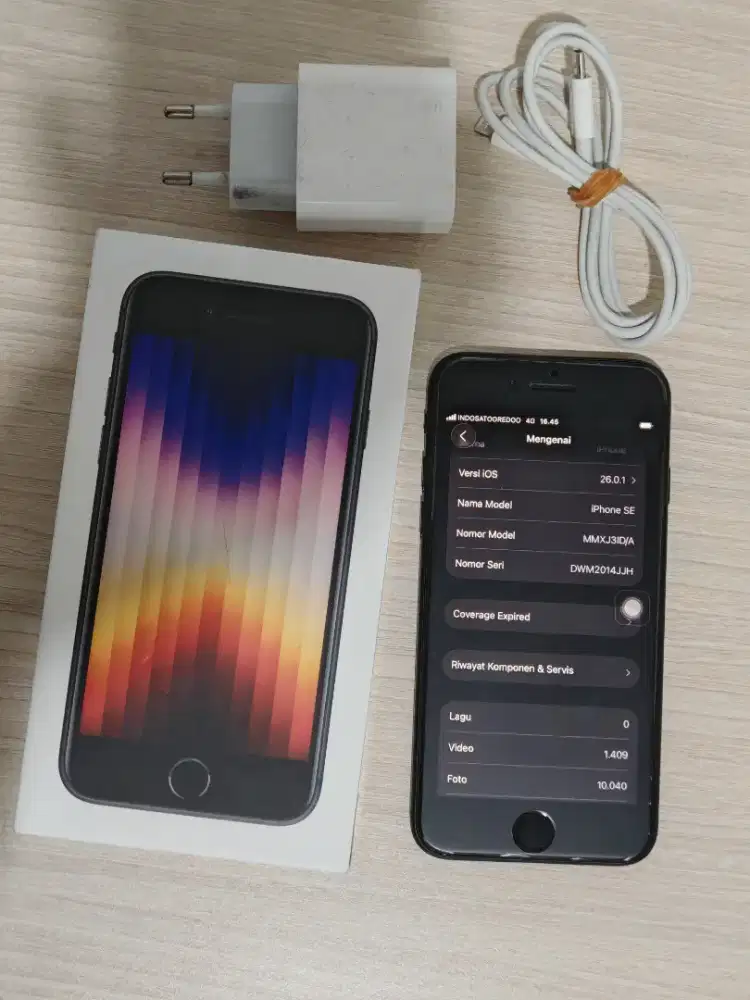 Iphone SE 2022 Gen 3 128Gb ex Resmi Digimap bisa TT