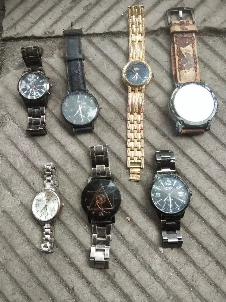 Jam tangan import, obral nego harga banting, istimewa, normal, hidup