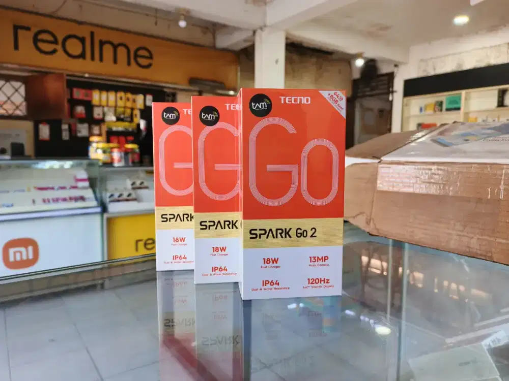 [ Fast respon WA ] Tecno Spark GO2 4+4/64 Garansi resmi 13bln