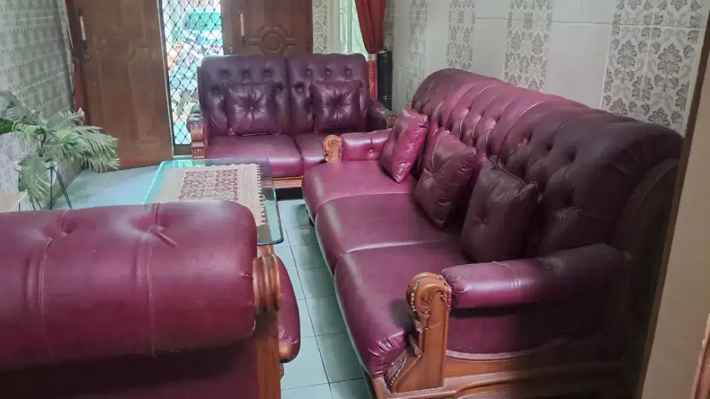 FULL SET SOFA RANGKA JATI
