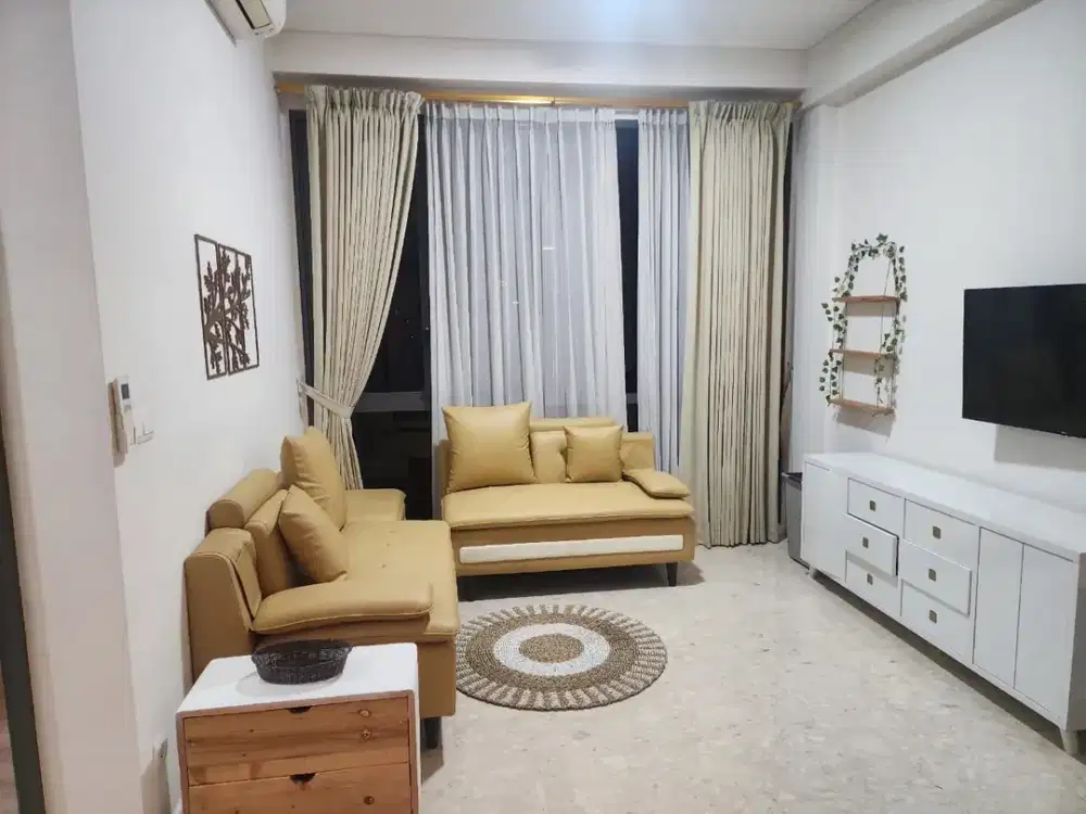 Sewa Cozy Apartemen 2 BR Marigold Full Furnished di Navapark