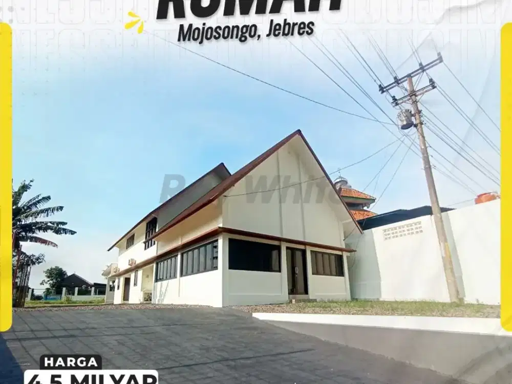 Rumah Megah Jual Sewa di Mojosongo Jebres Surakarta