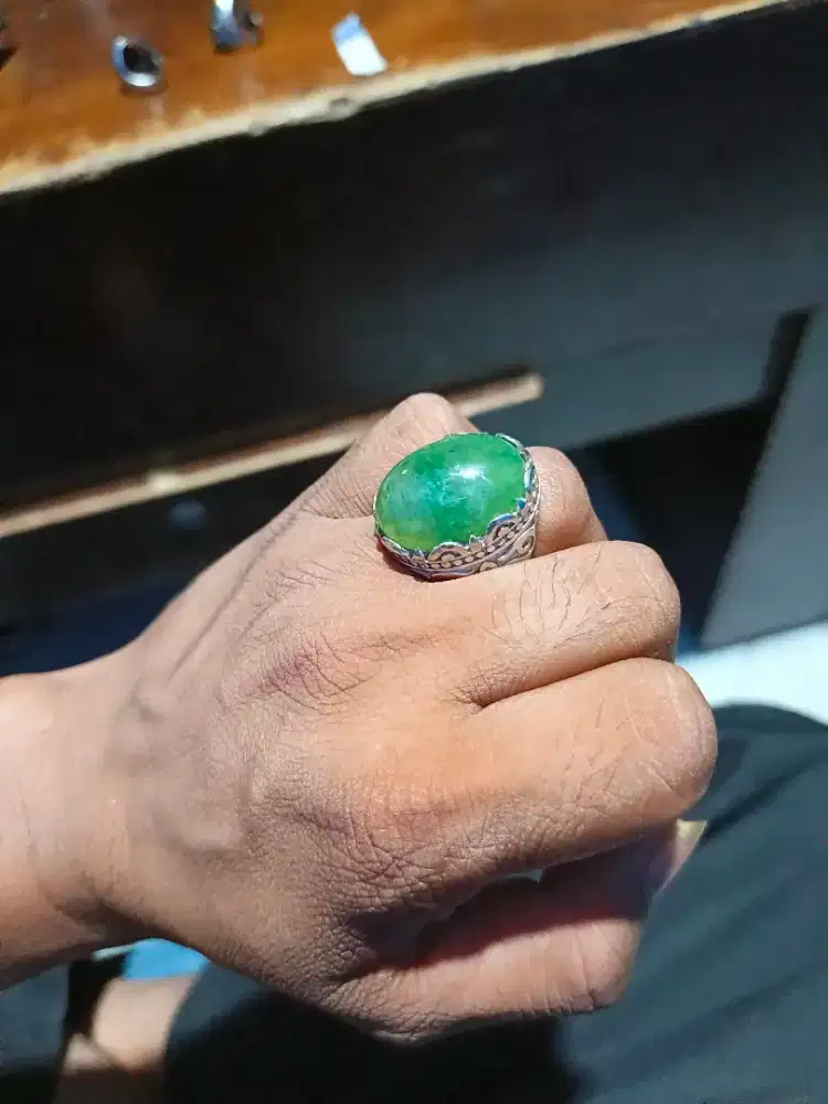 Natural giok lumut aceh kembang jati