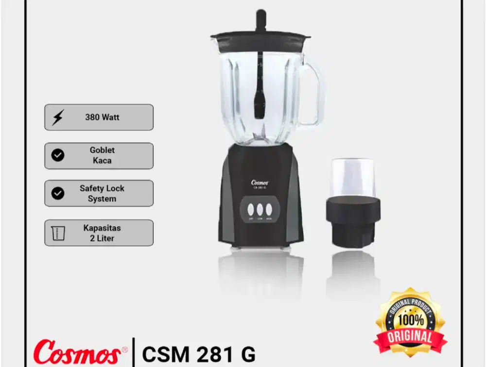 Blender Cosmos CB 281 G, Like New