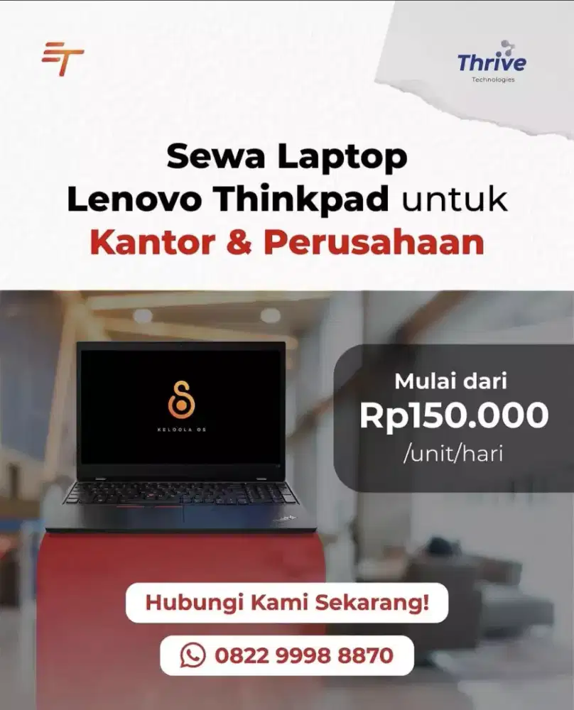 Sewa Laptop Thinkpad Area jambi
