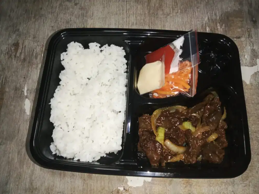 nasi Bento Beef teriyaki
