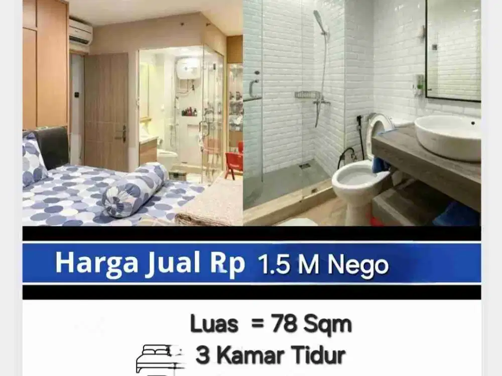 Apartemen Aston Marina Ancol Rp 1.5 M Nego