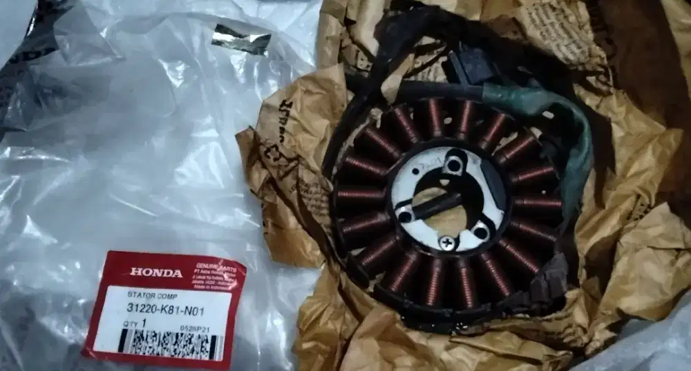 Spull original bawaan motor honda