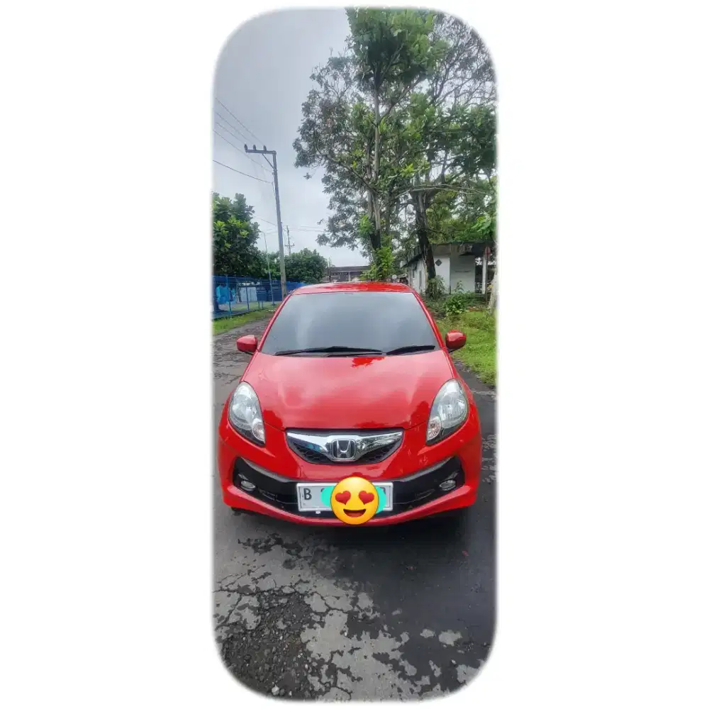 Dijual Honda Brio 1.2 E Limited Edition 2015 Merah Merona
