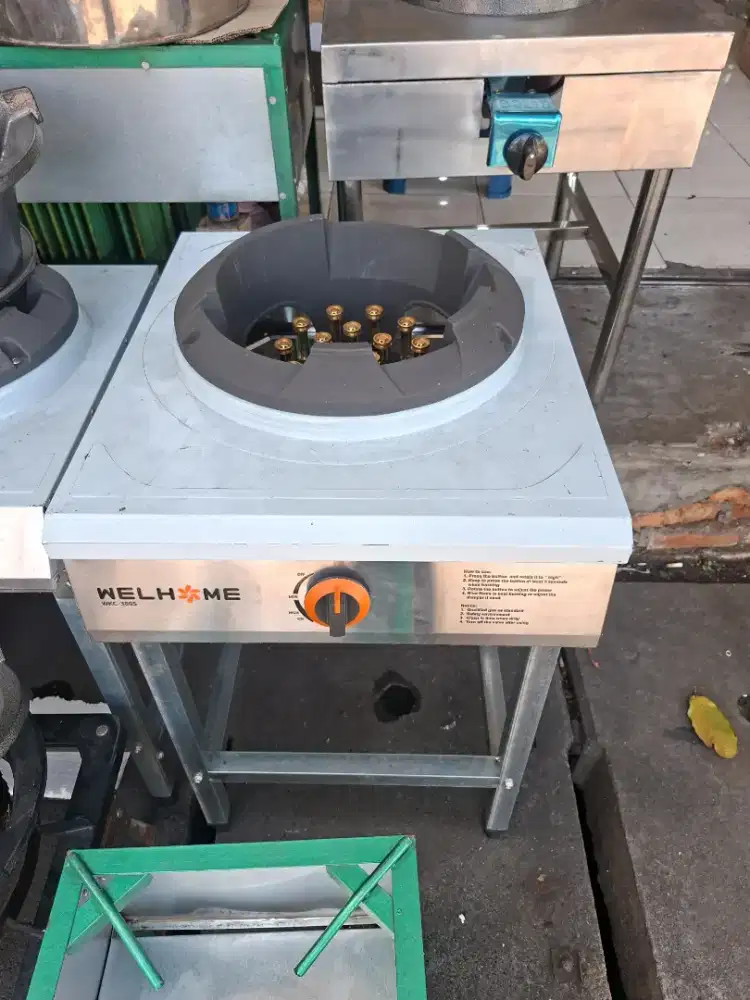 kompor tungku besar welhome 380s kaki tinggi