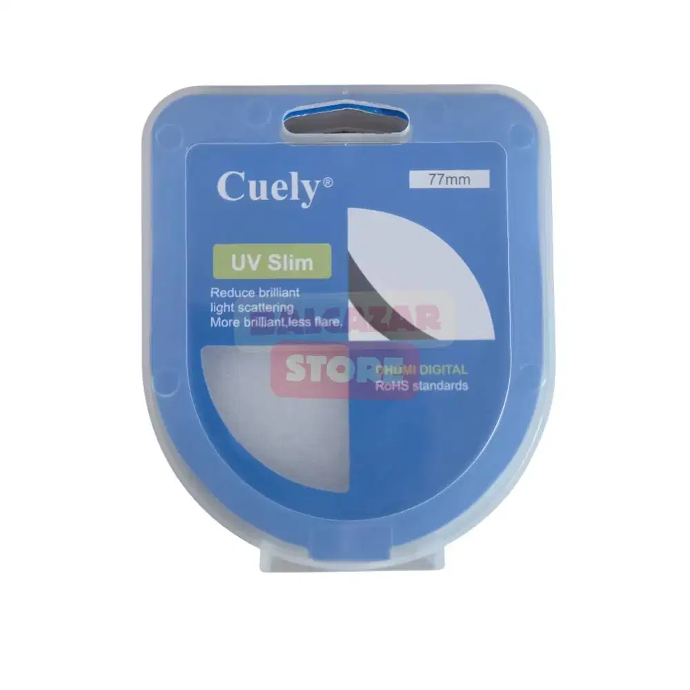 Cuely UV Filter Protection Lensa Lens 77 mm 77mm Kamera DSLR Mirrorles