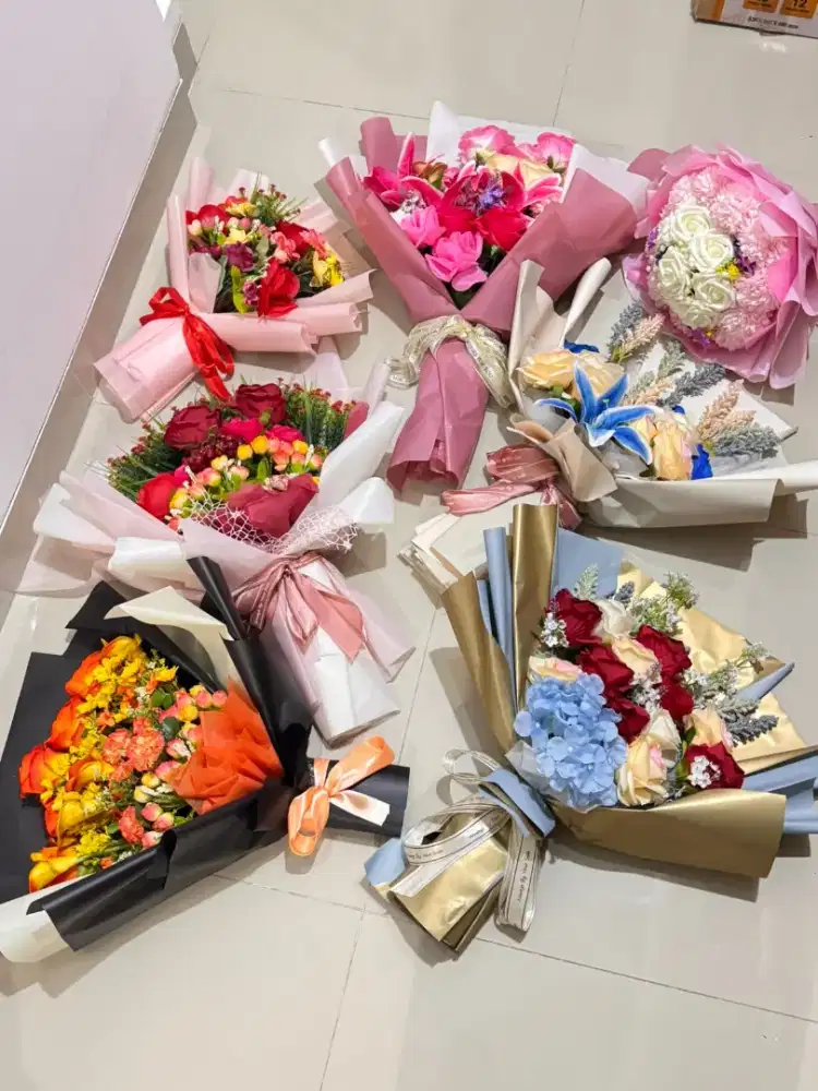 Dijual Usaha Buket Bunga Homemade / Bisnis Bouquet Bunga Custom