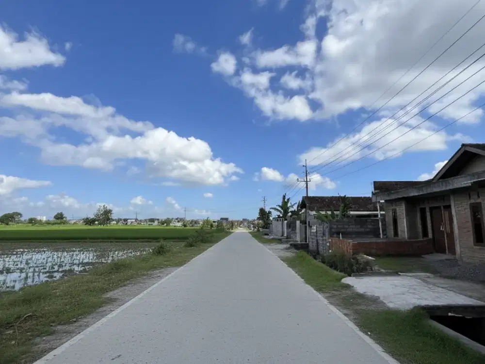 Tanah Premium Godean Utara PKU Gamping - SHM & Cicilan 0 %