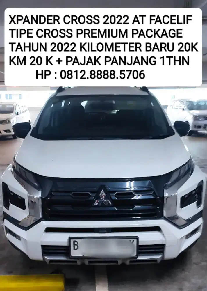 XPANDER CROSS 2022 NEW FACELIFT KM ASLI 20 K TANPA ADA CACAT APAPUN KA