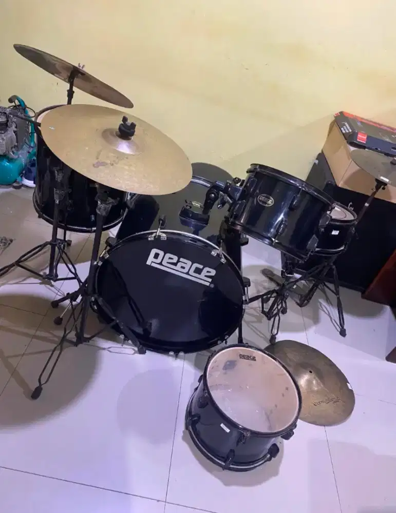 Drum PEACE fullset + Kursi Second
