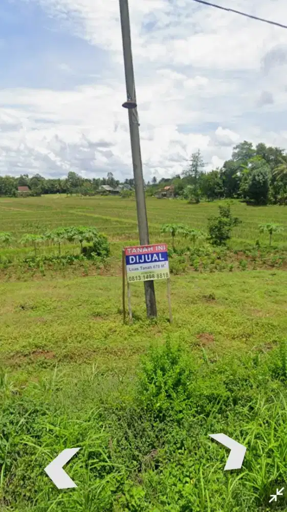 Dijual cepat tanah dengan LT 626m2