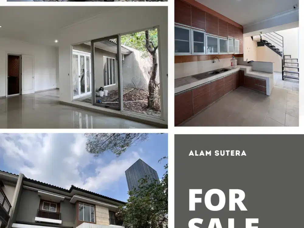Dijual Rumah Sutera Renata Cluster Aruna Alam Sutera