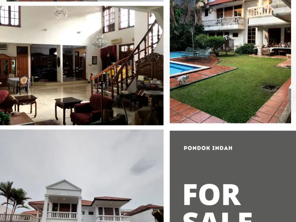 Dijual rumah besar di pondok Indah Jaksel