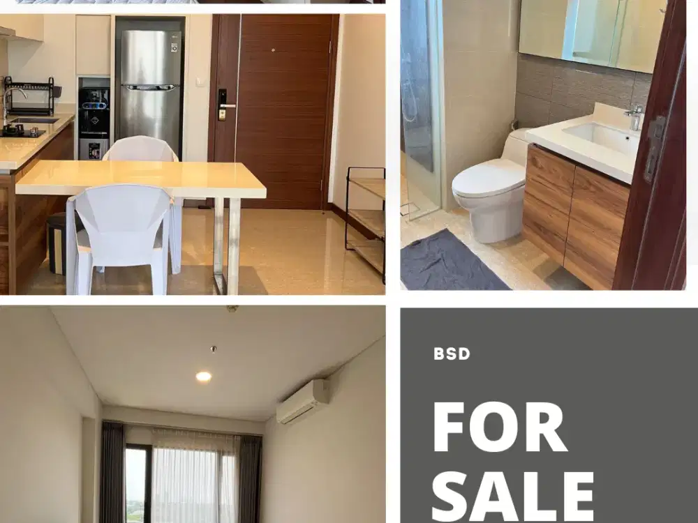 DIJUAL Apartment 1 Bedroom Marigold - Navapark BSD