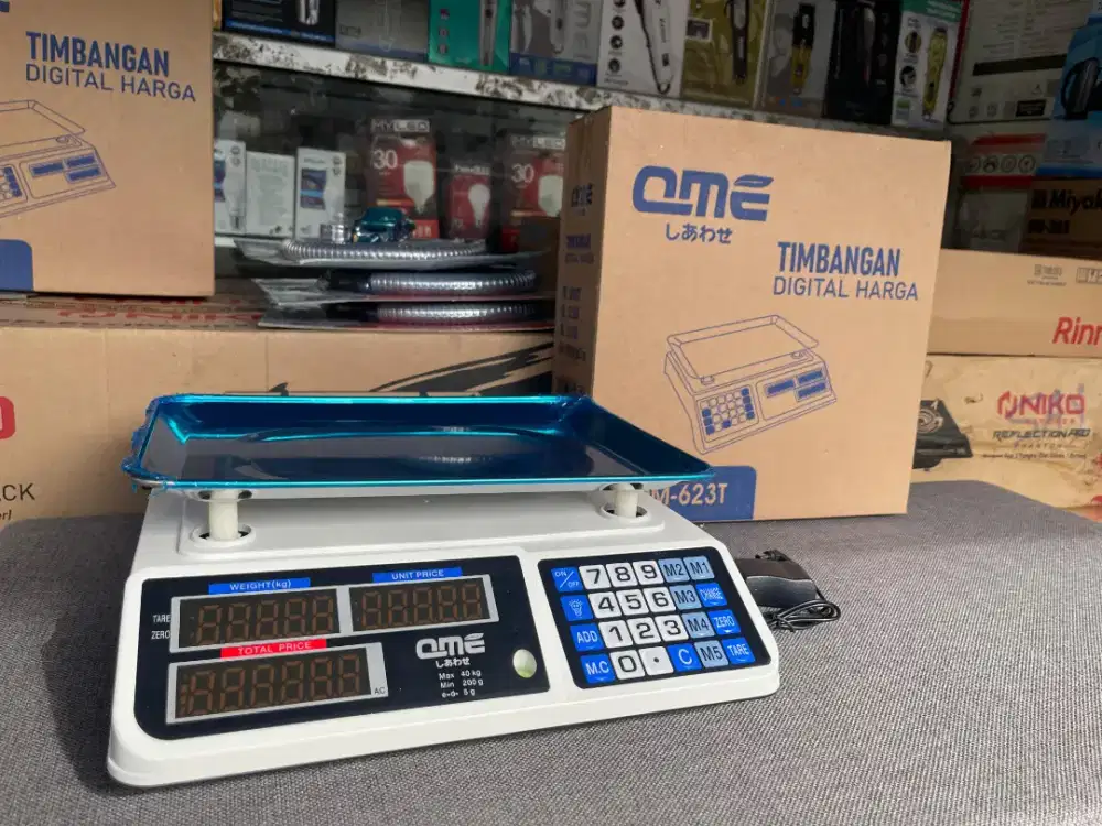 QME timbangan buah digital harga baru max beban 40 kg
