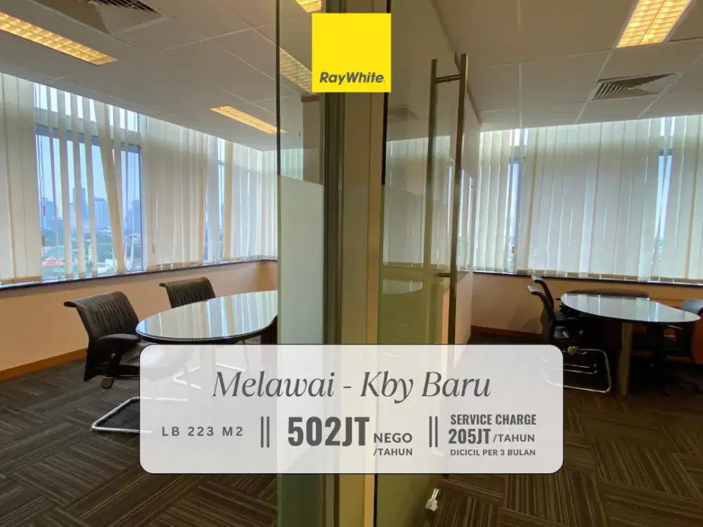 Disewakan Murah! Kantor Furnished di Melawai, Kebayoran Baru