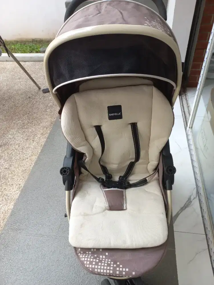 Stroller Baby Elle Tango warna Coklat