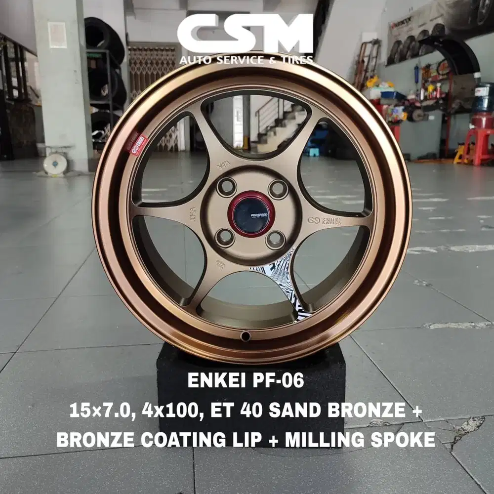 PROMO! Enkei PF-06. R15. Utk Jazz, Brio, Agya, Ayla, Cayla,Sigra,Yaris