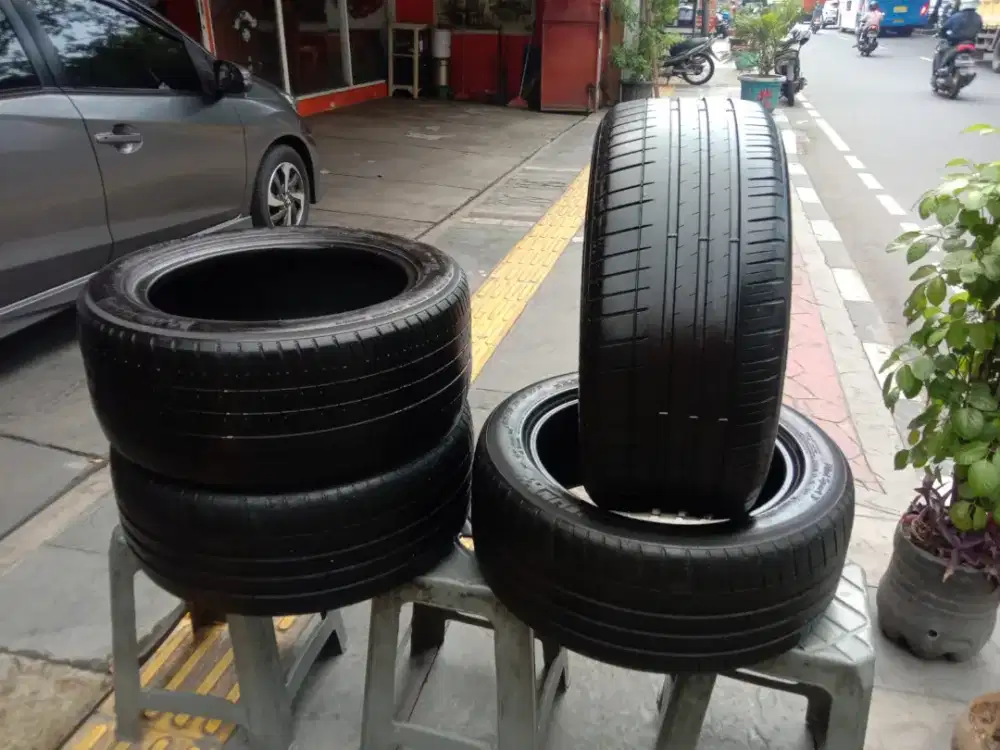 4buah ban Mercy 225/50/R16 Michelin Pilot mlus nik muda hub lwat Wa