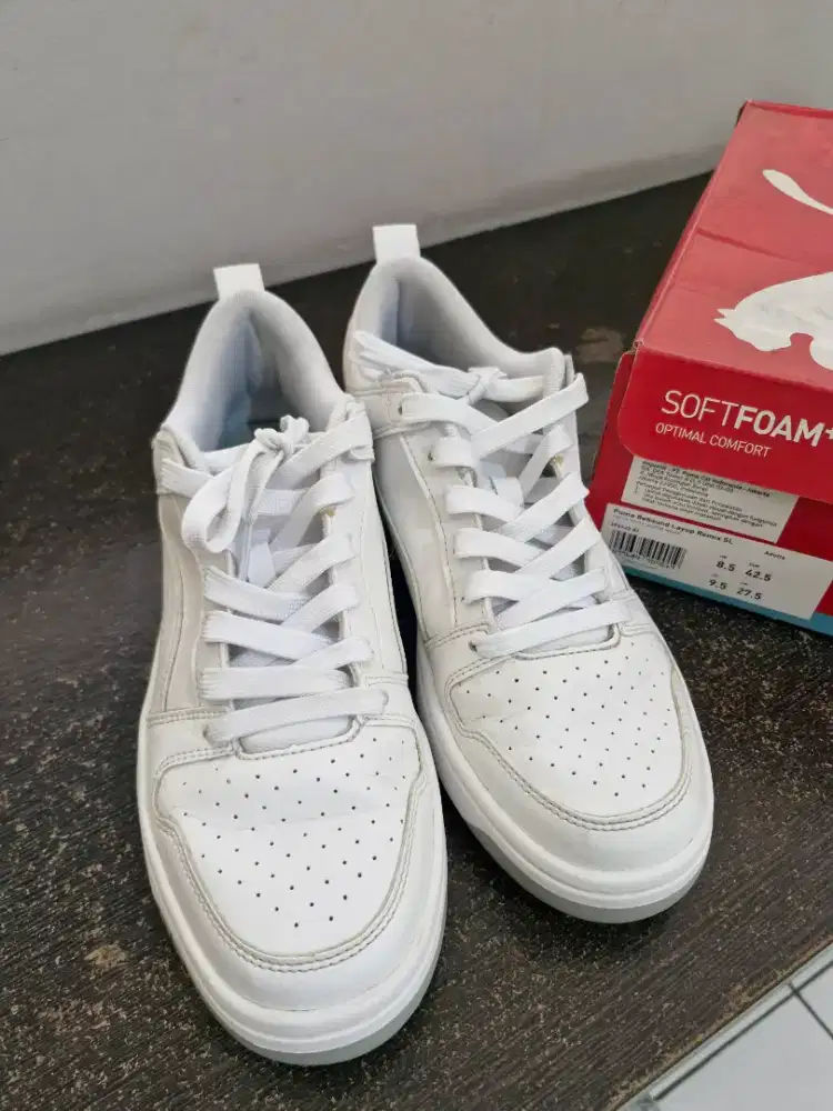 Sepatu Puma Rebound Layup Remix SL White
