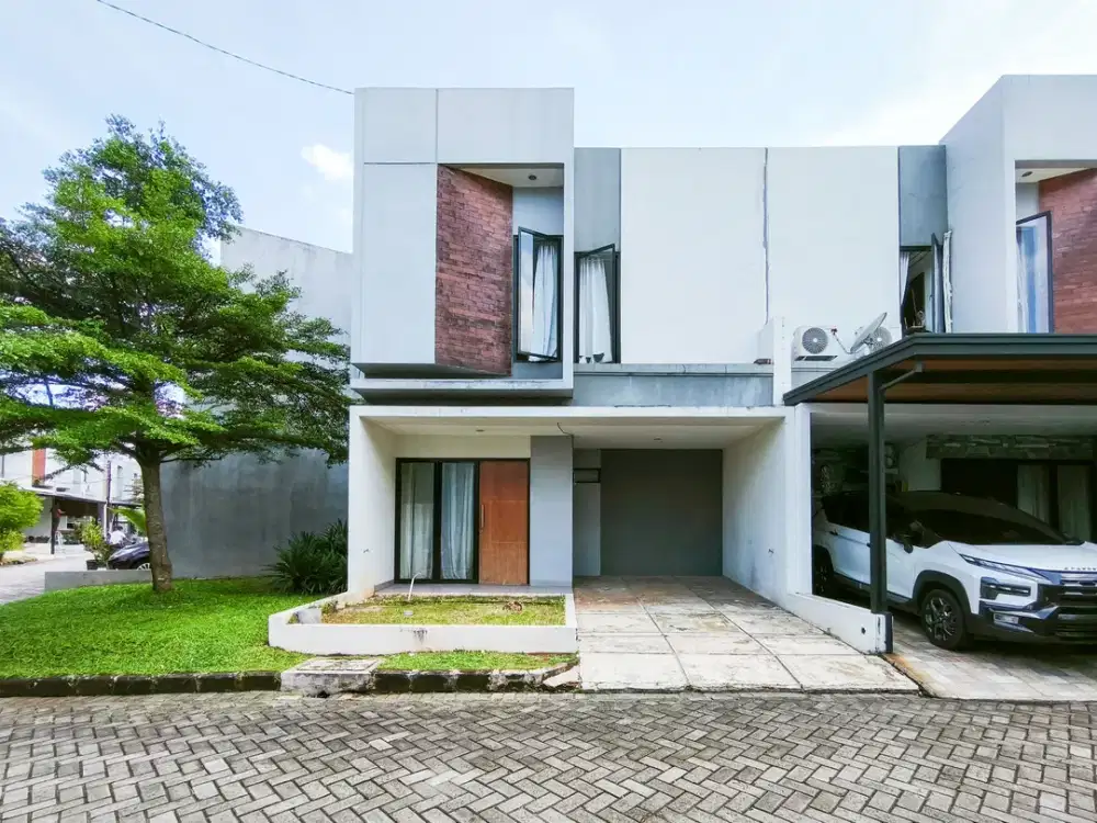 Rumah 2 Lantai SHM 17 Menit ke RSU Hermina Serpong Dibantu KPR J-33094