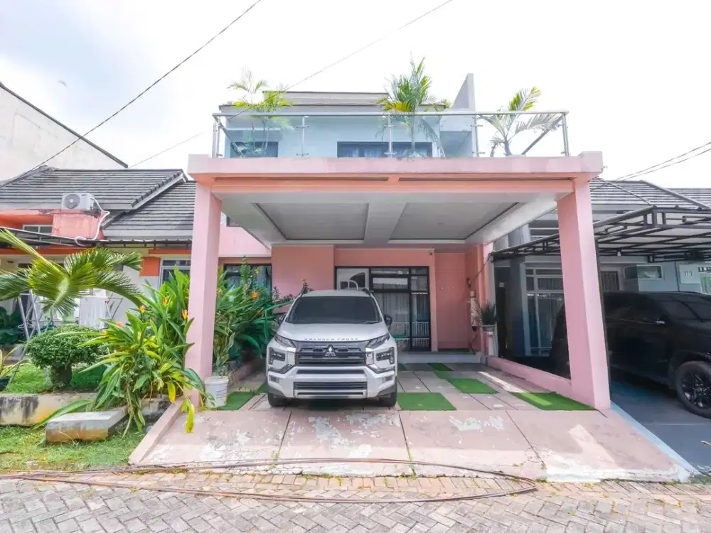 Rumah 2 Carport 15 Menit ke Trans Studio Mall Cibubur Bisa KPR J-33327