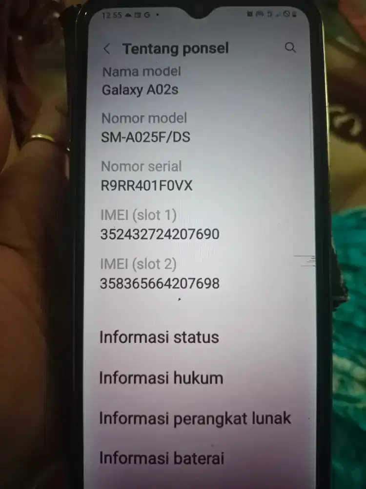 Samsung A02S DIJUAL CEPAT! NO PALKOR