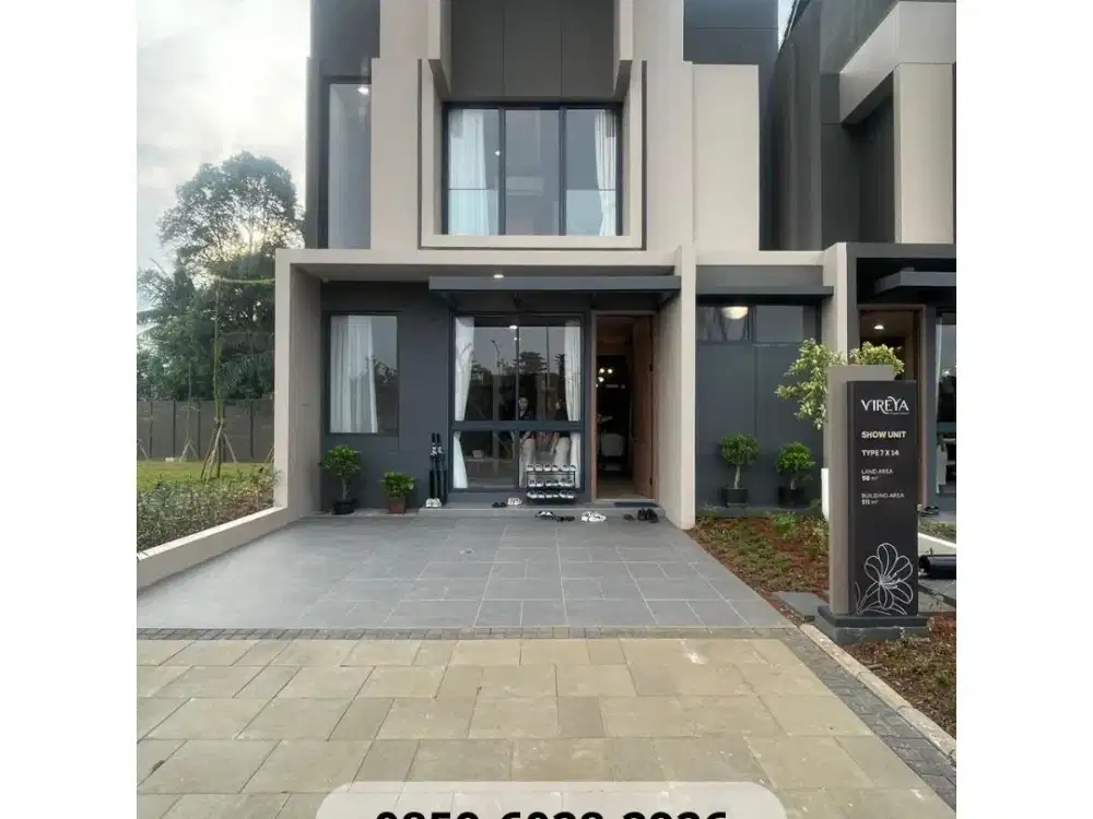 Rumah Terbaru di BSD! Cluster Lynelle Vireya — Free Canopy, Smart Door Lock & CCTV!