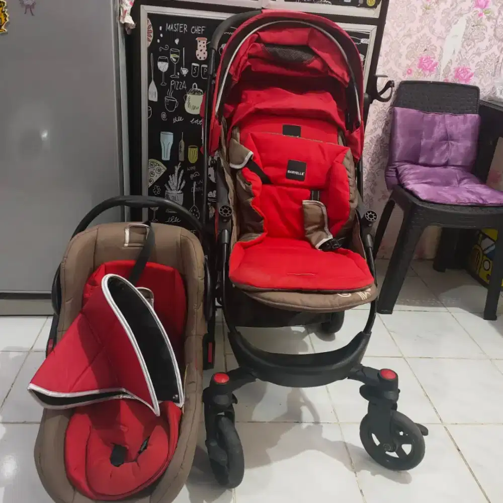 Stroler dan car seat. Kondisi masih mulus