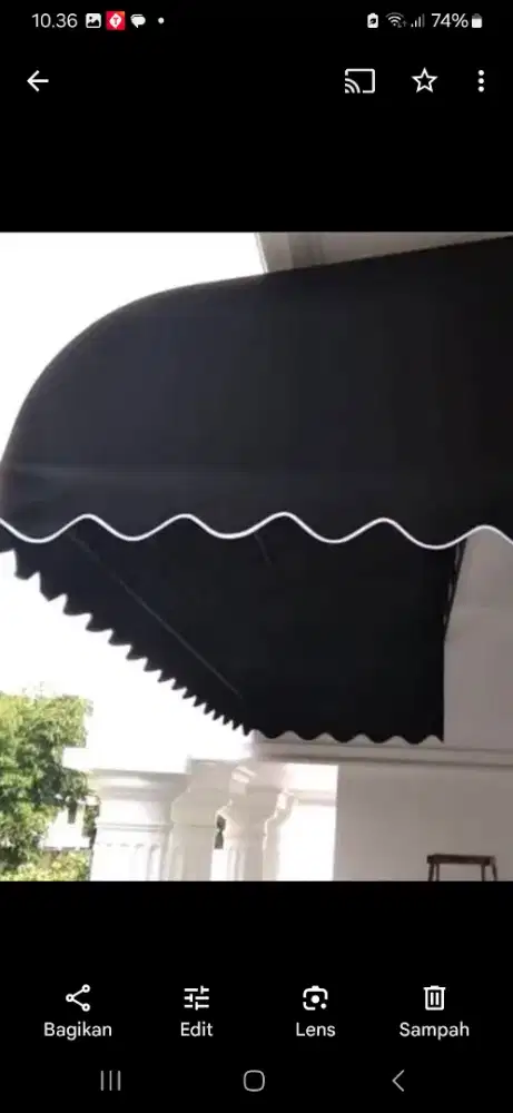Kanopi Kain Sunbrella bali